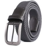 rt Belt for Men Braided Stretch Belt/No Holes Elastic Fabric Woven ...
