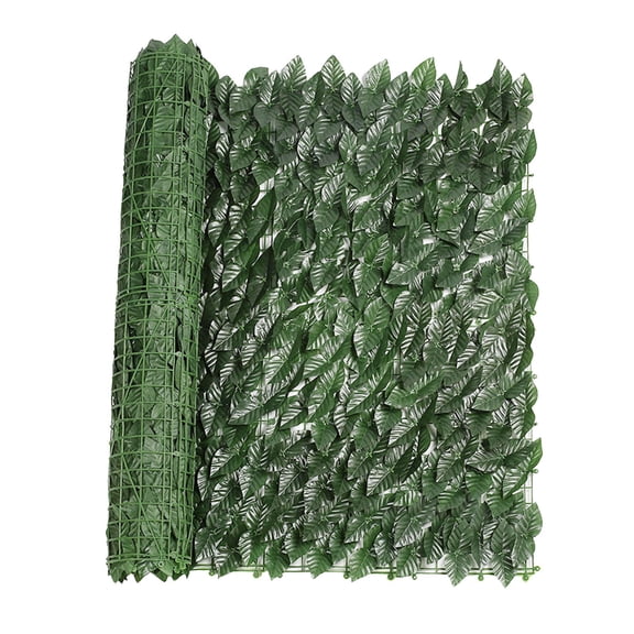 rtificial Faux Leaf Privacy Hedge Garden Decor