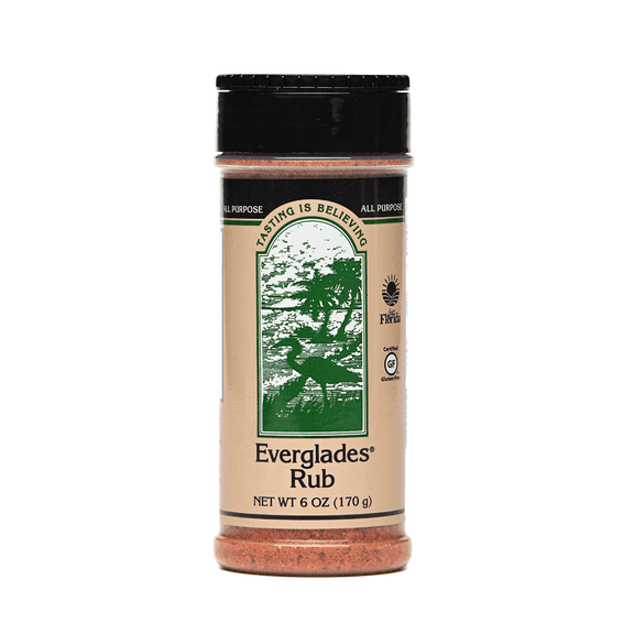 Everglades BBQ Rub For Grilling 1 Pack 6 Ounces
