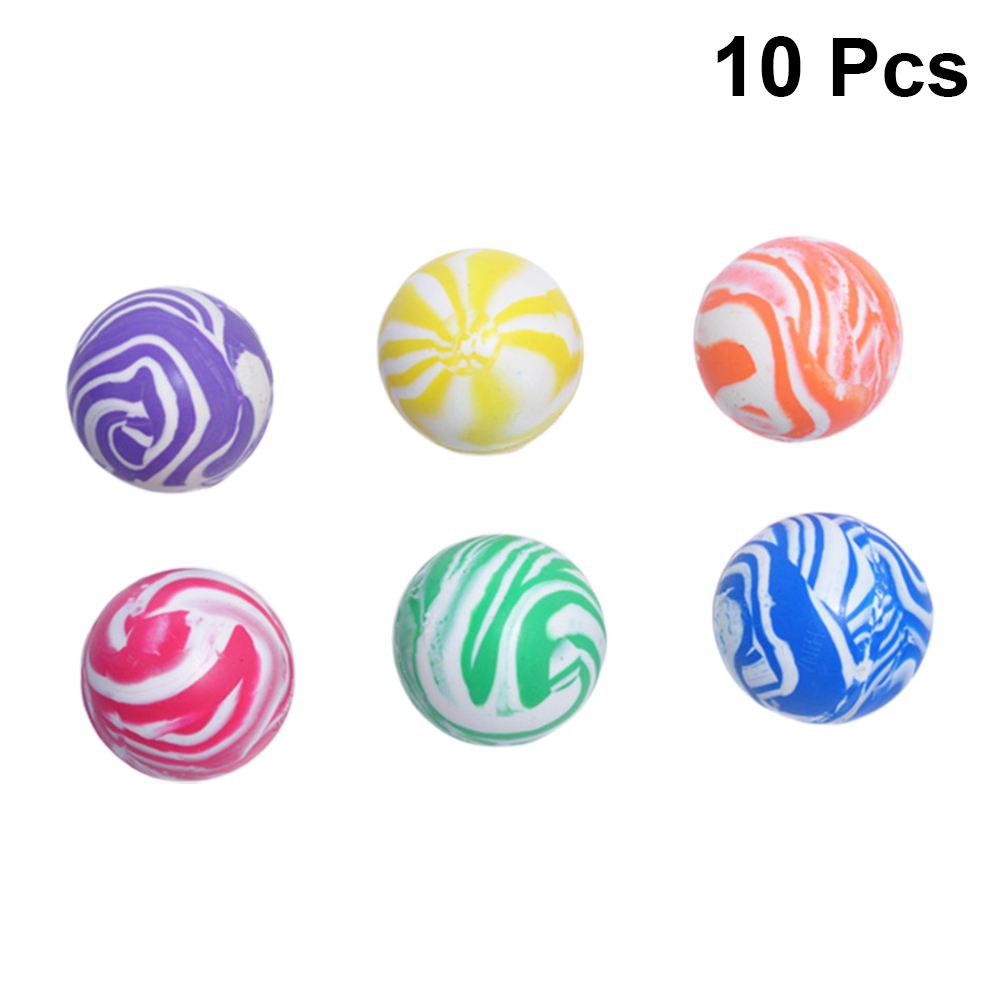 rubber ball jumping 10pcs 45mm Bounce Ball Bounce Ball Flower Ball
