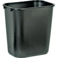 thumbnail image 1 of Rubbermaid FG295600BLA Waste Basket, 28 qt Capacity, 15 in H, Resin, Black, 1 of 1