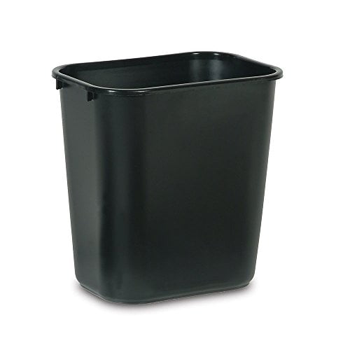 Rubbermaid FG295600BLA Waste Basket, 28 qt Capacity, 15 in H