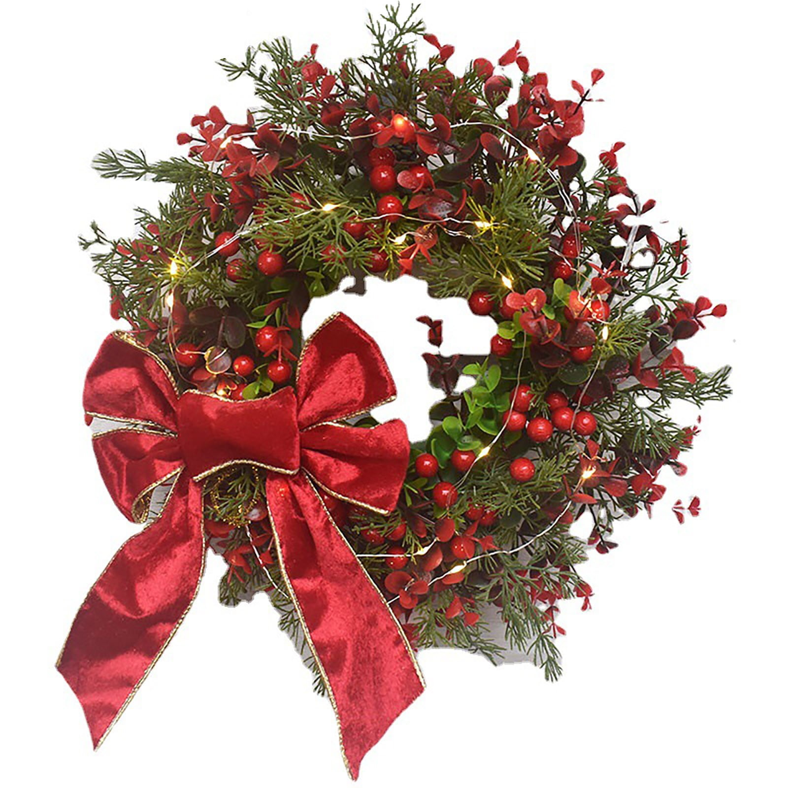 ruchs Christmas Door Wreath Decorations Garland Wreath Front Xmas