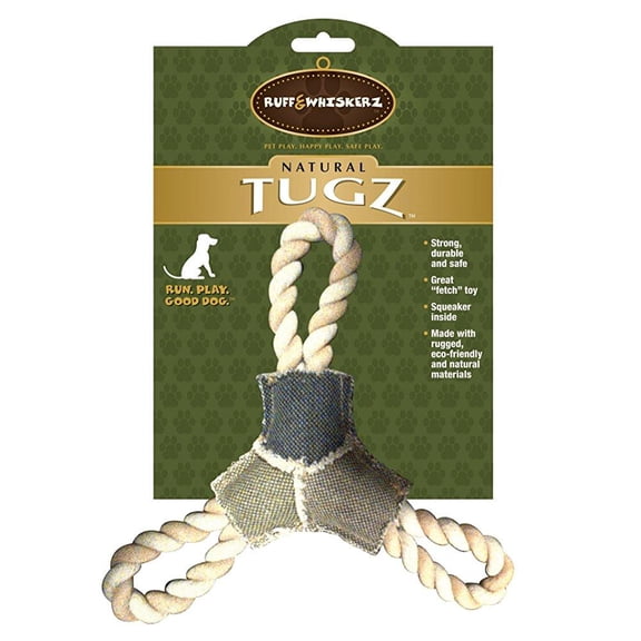 ruff & whiskerz natural tugz dog toy