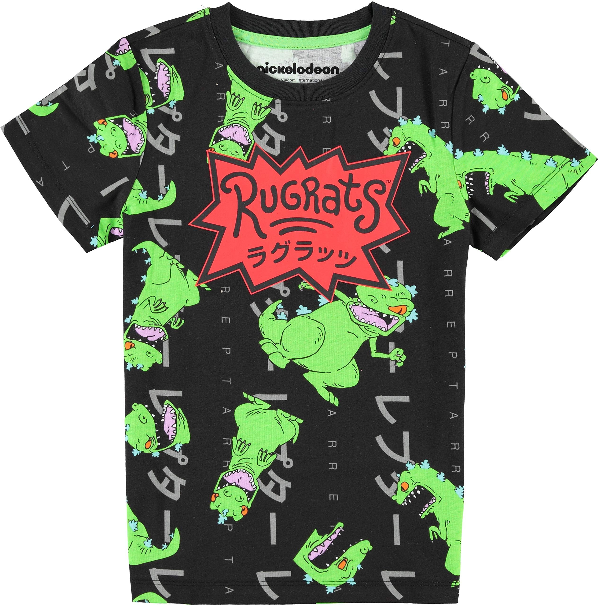 T-shirt Reptar - Rugrats - Homme - Noir - Taille M - 100% Coton - Graphique