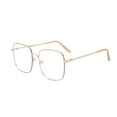 thumbnail image 1 of ruhuadgb 1 Pair Anti Blue Light Computer Glasses without Degree Women Men Blue Light Blocking Metal Frame UV Eyeglasses Eyewear, 1 of 8