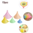 thumbnail image 1 of ruhuadgb 15Pcs/Set Kitchen Funnels Compact Stackable Colorful Filling Bottle Food Grade Funnels for Daily Use-Multicolor, 1 of 9