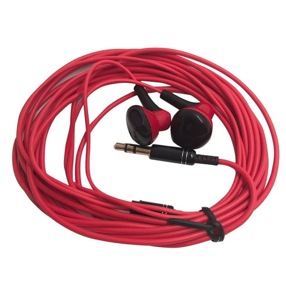 ruhuadgb 3-Meter Cable 3.5mm Plug Bass Wired Earphone Broadcast Live Monitoring Headset