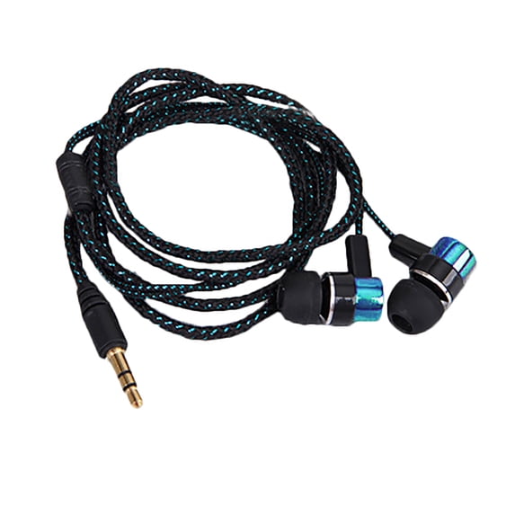 ruhuadgb Bass Stereo In-Ear Earphone Wired Headphone Earbud Metal Headset for Phone PC