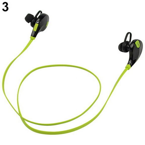 ruhuadgb Bluetooth Wireless Headset Stereo Headphone Earphone Sports Universal Handfree