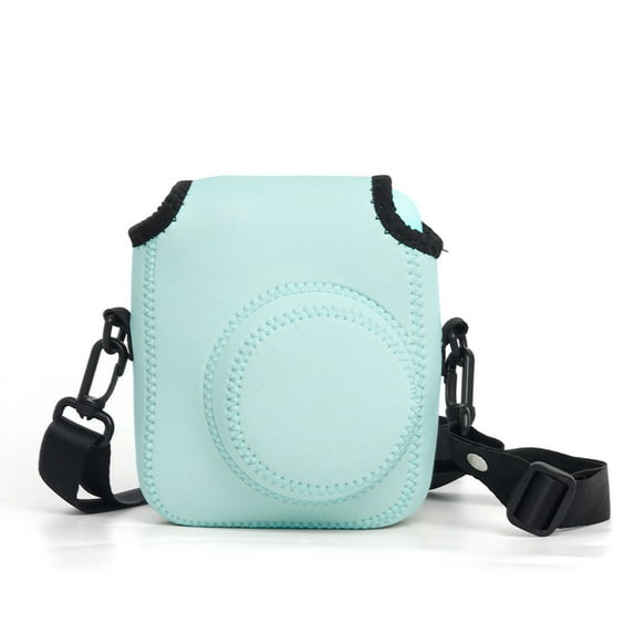 ruhuadgb Camera Case Protector Bag Dustproof Shockproof Anti-scratch Precise Hole Positioning with Hanging Rope Camera Bag for Instax Mini12