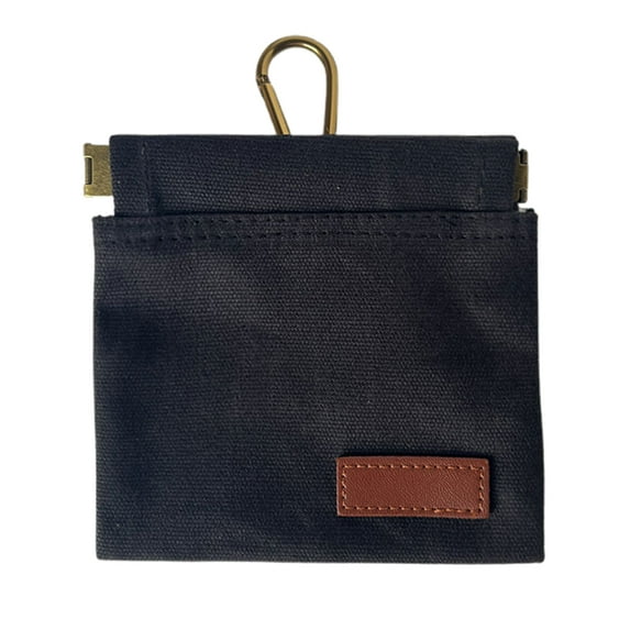 ruhuadgb Dog Snack Bag,phoe Dog Treat Pouch with Clip Puppy Food Storage Bag Black