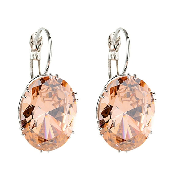 ruhuadgb Earrings,phoe Women Fashion Cubic Zirconia Party Jewelry Gift Champagne