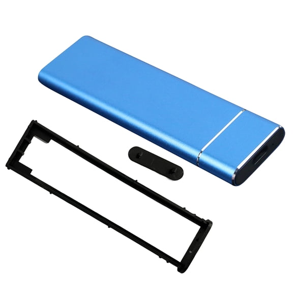 ruhuadgb Hard Drive Enclosure High Speed Wide Compatibility Aluminum Alloy USB3.1 Type-C Mobile External HDD Case for PC