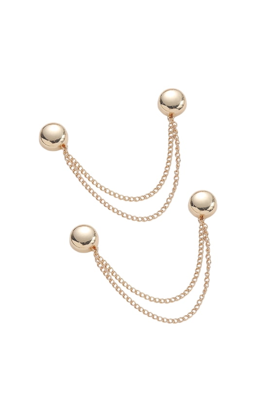 Magnetic Button Clip,phoe 2Pcs Multi-Function Magnetic Clothing Magnet Pin Golden