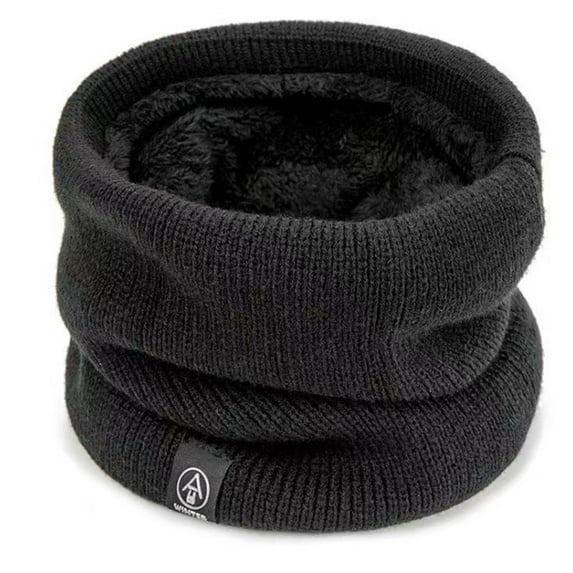 ruhuadgb Neck Warmer,phoe Knitted Neck Warmer Fall Winter Neck Protector Scarf Black