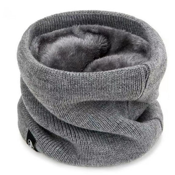 ruhuadgb Neck Warmer,phoe Knitted Neck Warmer Fall Winter Neck Protector Scarf Grey