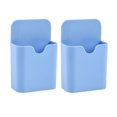 thumbnail image 1 of ruhuadgb Storage Box,phoe 1 Pair Refrigerator Magnetic Pencil Storage Organizer Sky Blue, 1 of 8