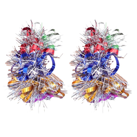 ruhuadgb Tinsel Bracelet,phoe 1 Pair Tinsel Bracelet Colorful Squad Tinsel Wristband Sliver1