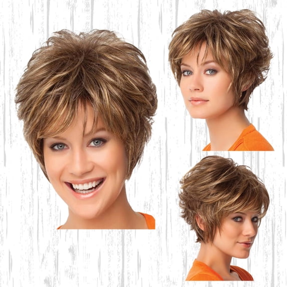 ruhuadgb Universal Women Short Wig Breathable for Outdoor Heat Dissipation