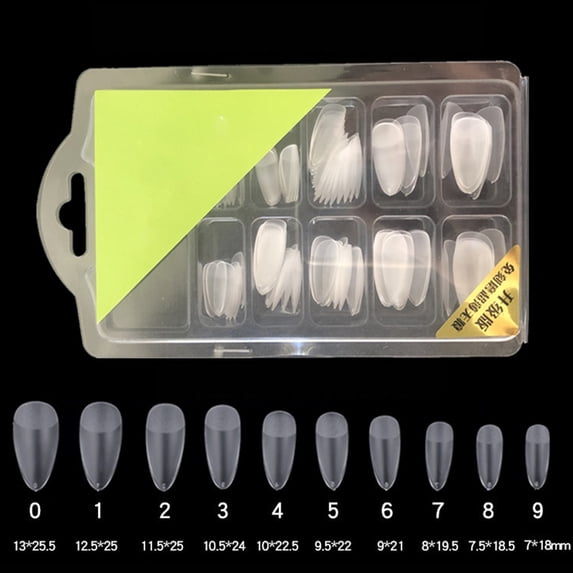 ruhuadgb Versatile Nail Extension Tip Polishing-Free for Lady Fashion