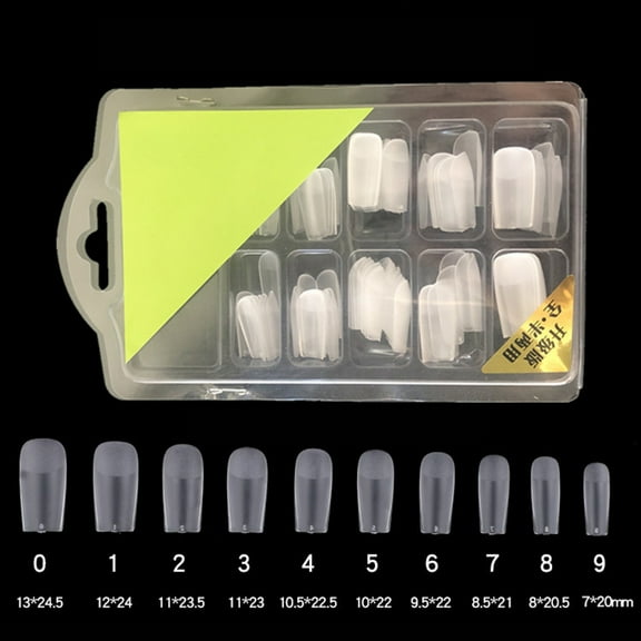 ruhuadgb Versatile Nail Extension Tip Polishing-Free for Lady Fashion