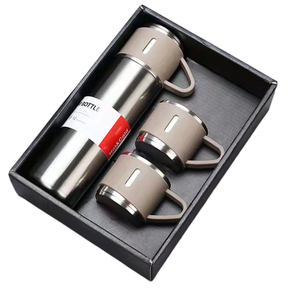 ruhuadgb Water Cup,phoe 500ml Water Cup Large Capacity Coffee Cup for Gift Silver 500ML