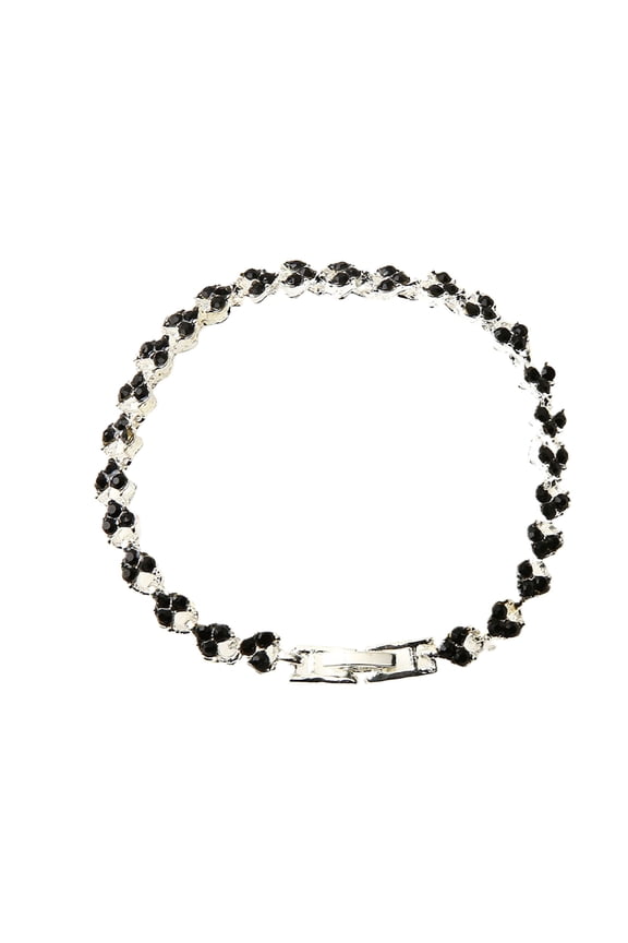 Women Luxury Simple Faux Crystal Shiny Bracelet Bangle Jewelry Accessories Gift