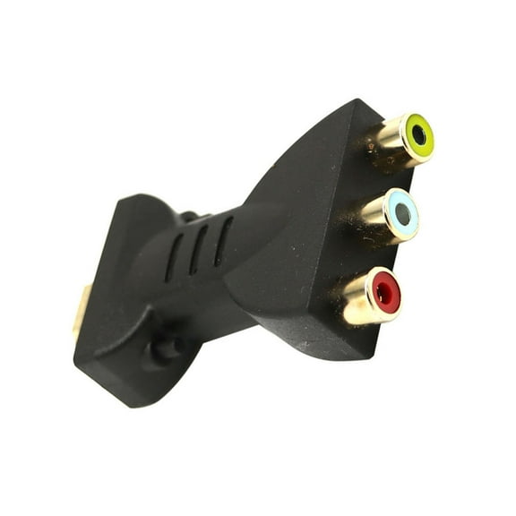 ruhuadgb -compatible to 3 RCA Video Audio AV Adapter Component Converter for HDTV DVD Projector