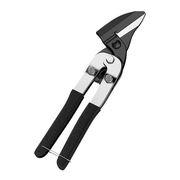 rujjftsy Multifunctional Tin Snip, Cutting Snips, Tin Snips, 10 Inch Straight Cut Tin Snips for Cutting Metal Sheet, Sheet Metal Pliers Cutter, Metal Cutting Tool Wire Cutters for Crafting