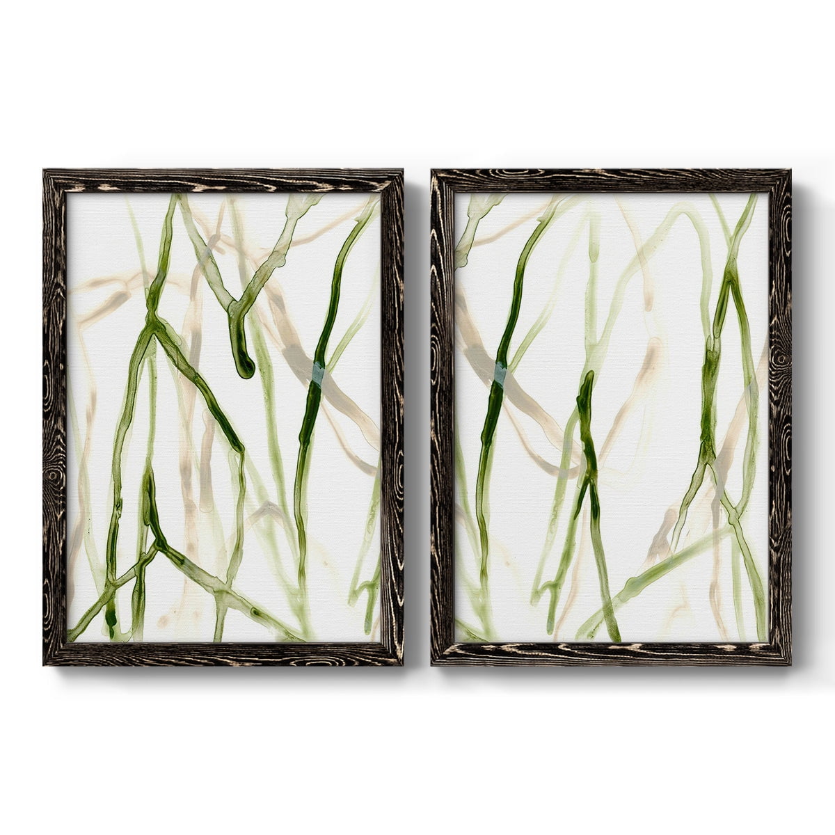 Runnel VII - Premium Framed Canvas 2 Piece Set - Ready to Hang