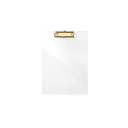 russell+hazel Acrylic Clipboard Acrylic 9 x 12 Low Profile Clipboard Clear 81933