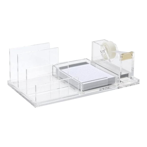 russell+hazel Wide Tray Bundle - Desk organizer set - acrylic