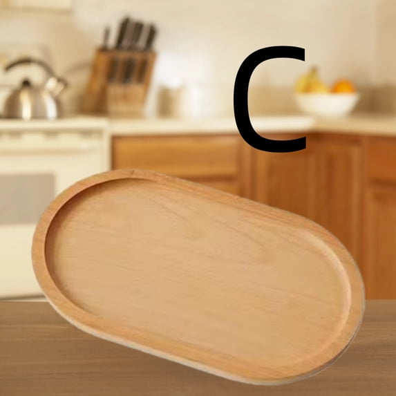 A rustic-style oval wooden tray, perfect for serving cooked foods, cheeses, bread, fruits, vegetables, and dips. An ideal gift for housewarmings, Christmas, and Halloween decorations