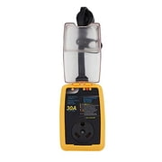 rv Surge Protector 30 Amp Smart RV Surge Protector with Waterproof Cover All-in-1 Circuit Analyzer Power Guard for RV,Camper, Trailer, Truck, Motorboat
