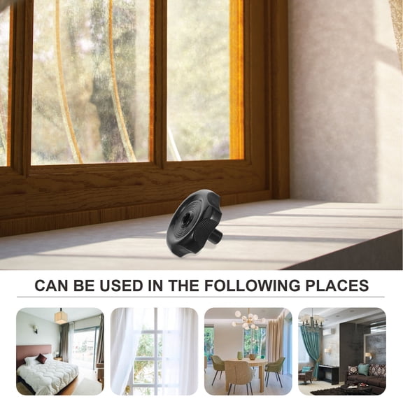 rv window turn handle Ventilation Knob Black Plastic for Travel 1Set