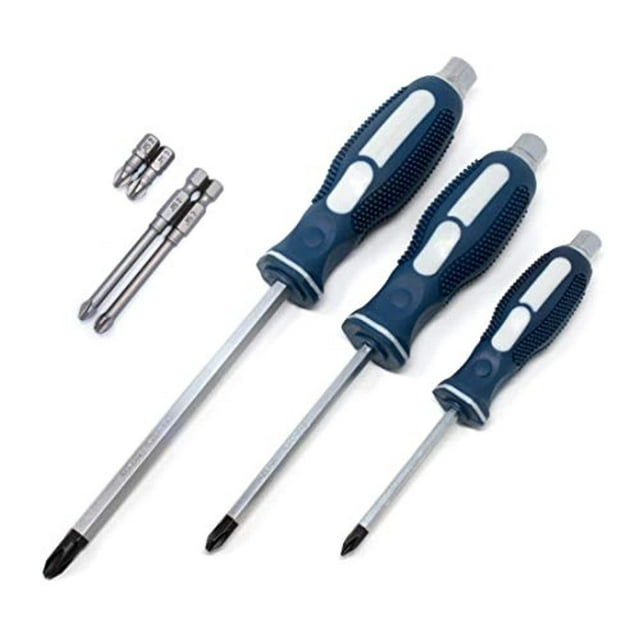 JIS (Japanese Industrial Standard) 7Piece JIS Driver Set Includes (3) JIS Screwdrivers (1, 2