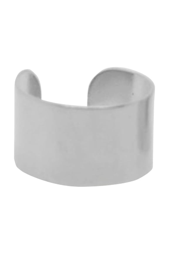 1Pair Ear Cuff Clip-on Non Piercing Earrings Women Punk Party Jewelry-Silver