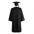 thumbnail image 1 of rygai 3Pcs/Set University Graduates Uniform Cosplay Student Japanese School Graduation Gown Hat Tassel Pendant Set Bachelor Robe Hat, 1 of 7