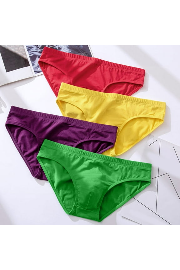 Adult Man Briefs Stretchy Breathable Male Underwear for Daily Life ,Royal Blue XL