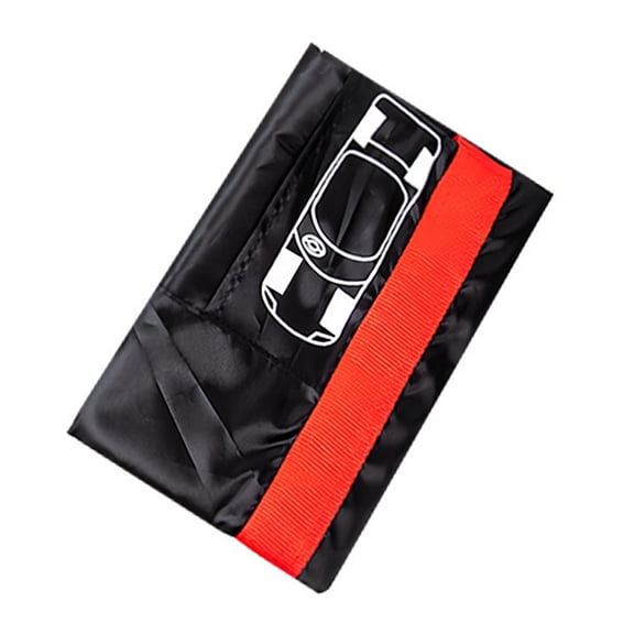 rygai Car Tire Cover with Drawstring Girdle Design Adjustable Buckle Waterproof Dustproof Protector with Handle Universal Aged Tire Cover for 13-23 Inch Tires