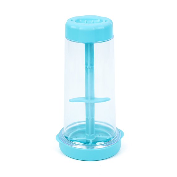 rygai Cooking Tools,Rotary Flour Sifter,Large Capacity Clear Flour Mixing Cup Handheld Tapioca Baking Powder Dispenser Sieve Container Kitchen