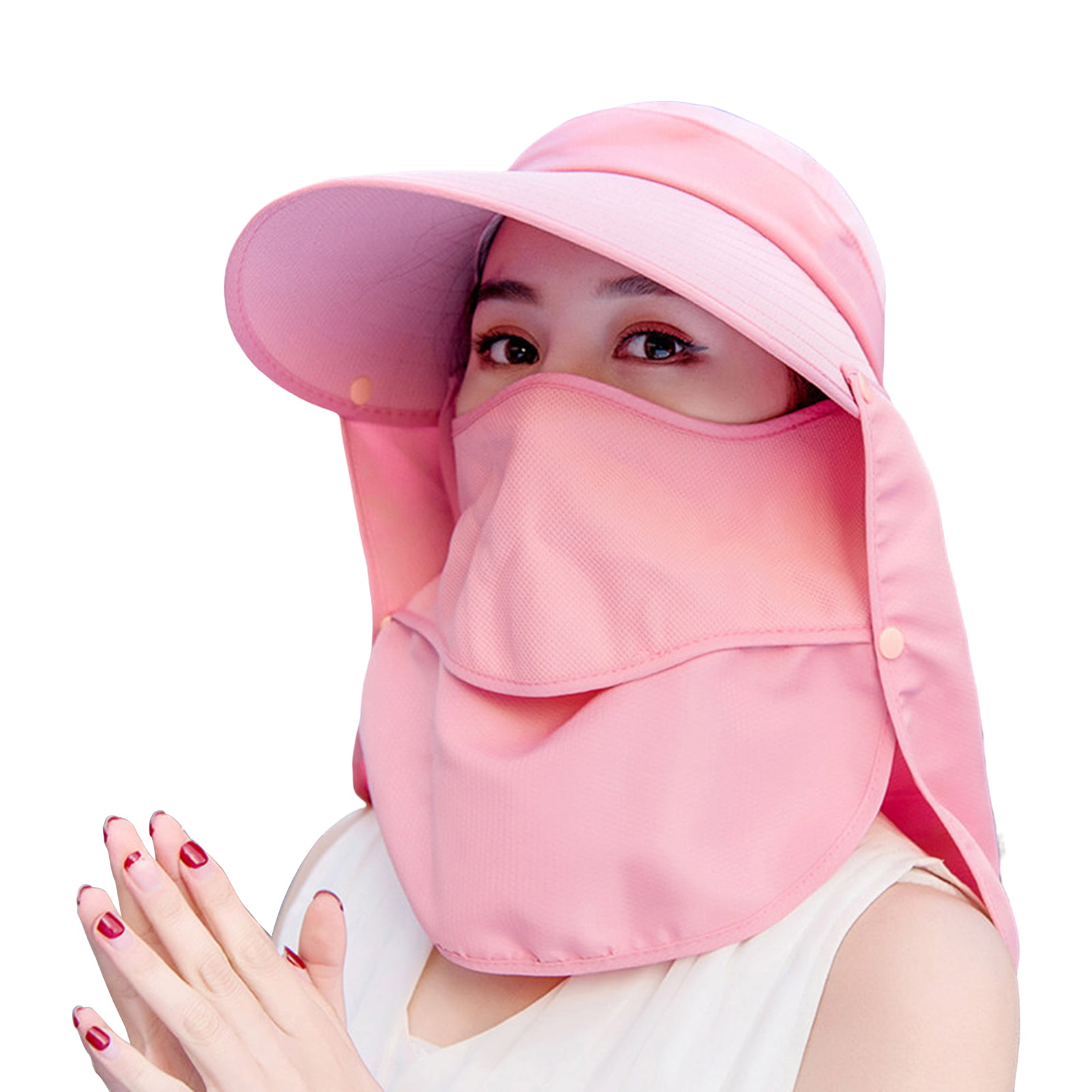 rygai Removal Face Curtain Neck Cover 360 Degrees Protection Sun