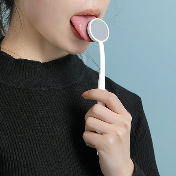 rygai Tongue Scraper Ergonomic Design Smooth Edges Food Grade Japanese Style Safe Prevent Bad Breath Plastic Oral Care Mouth Scraper for Adult,Black