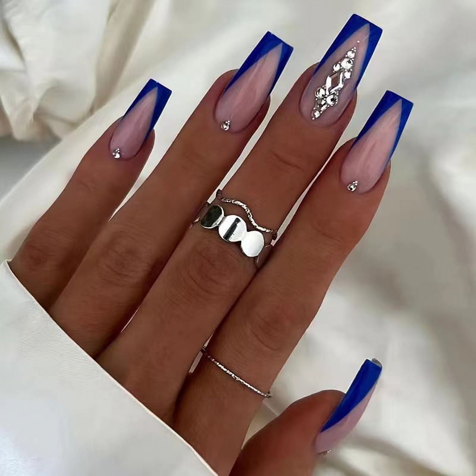 Design Your Own Nails With These Styles | White acrylic nails, Nails design  with rhinestones, Nail designs bling