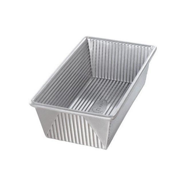 1.25 lb Silver Aluminized Steel Non-Stick Loaf Pan
