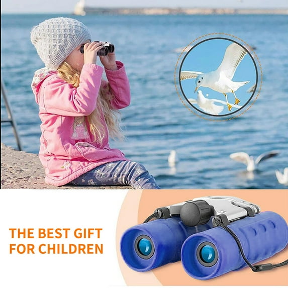 s Binoculars 8x21 with Case, High Definition Compact Outdoor Binoculars for Bird Watching Camping Concert(Blue)