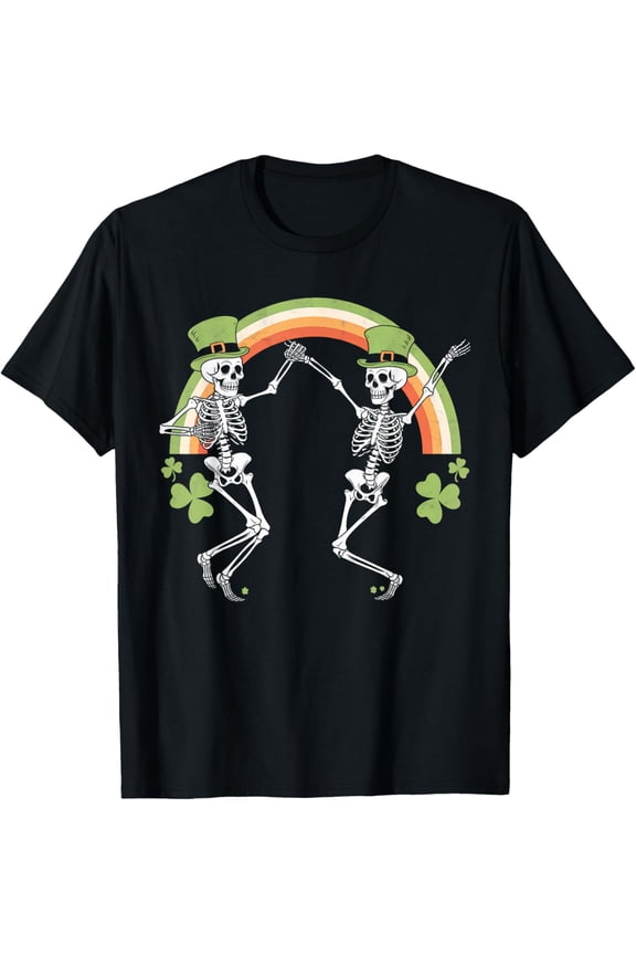 s Bone Dance Saint Pattys Men Women T-Shirt