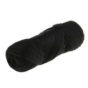 s Braiding Synthetic Hair Soft Lightweight Hair String Thread for Twist Braids, Dreadlocks, Extensions, 23 Meter - Black, as described