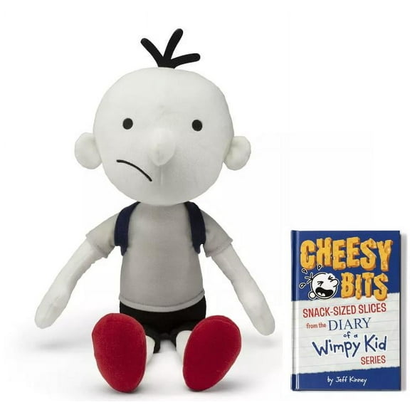 s Cares Diary of a Wimpy Kid Greg Heffley Plush with Deesy Bits: Snack-Sized Slices Children's Book